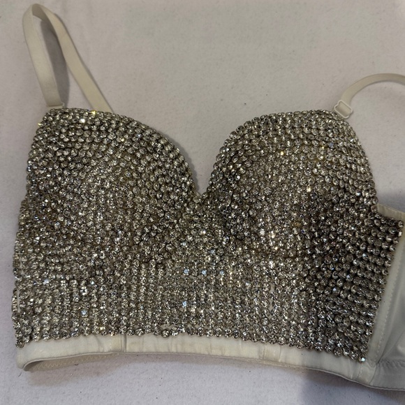Sparkling Rhinestone Bralette - Picture 8 of 8